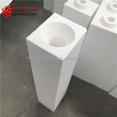 Refractoriedade 1770°-2000° Alto tijolo refratário de bolhas de alumínio para fornos industriais