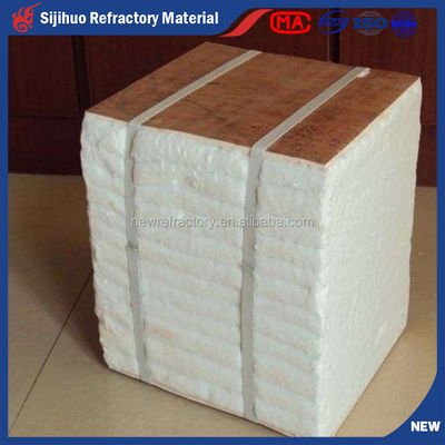 Refractário Revestimento Rigificador Coberta de fibras cerâmicas com densidade de massa 64/96/128/160 kg/m3