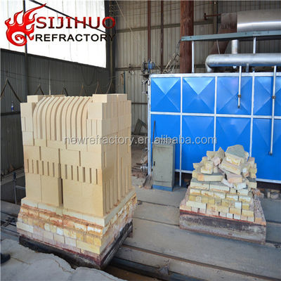 Refractoridade comum 1580° Refractoridade 1770° tijolo resistente a alcalinos para construção