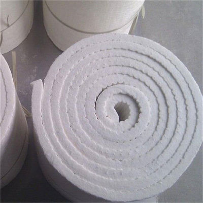 DENSIDADE DE BULCO 64/96/128/160 kg/m3 Cobertura de fibra cerâmica de isolamento térmico branco puro