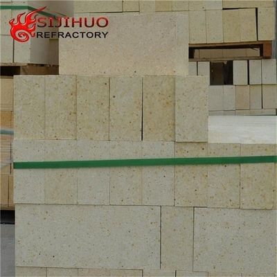 Refractoridade comum tijolo refratário de alumínio amarelo para fabricação de fornos de vidro
