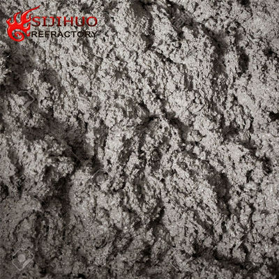 Contido de SiC % 0,1-1,4%MAX Auto-fluxo refratário Castable para resistência a altas temperaturas