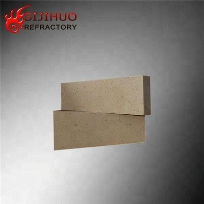 230x114x65mm Chapas de tijolos de andaluzita para paredes ignífugas vermelhas em fornos industriais