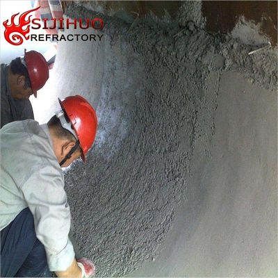 Material refratário de fundição para fornos de tratamento térmico, com baixo teor de cimento, certificado ISO9001