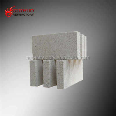 tijolo de isolamento mullite refratário para revestimento de forno 230x114x65mm