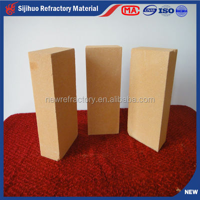 Grau de Refractoridade Comum 1580° Refractoridade 1770° U tijolos para fornos industriais