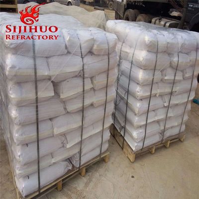 Fornos com cimento fundível reforçado com fibras de aço 1-3 mm 90-97% Al2O3