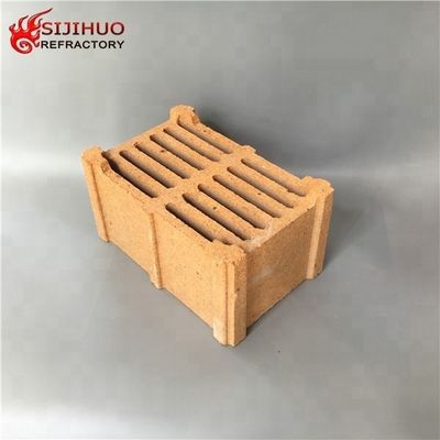 Teor de SiC de 1,2-1,4% 230x114x65 mm tijolo refratário de rede para fornos industriais