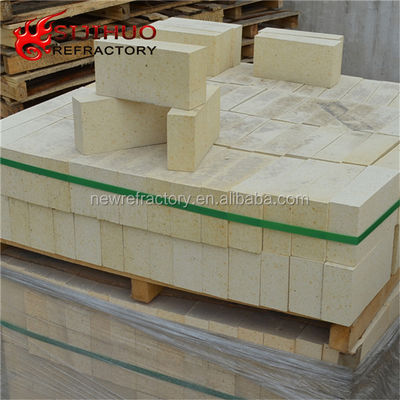 230x114x65 mm tijolo de fogo de alta alumina amarelo para revestimento 48-83 Al2O3