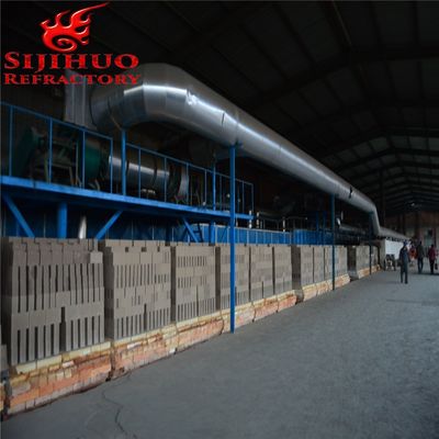 Material de bloco de alumínio resistente a ácidos para construção de chaminés em fornos industriais