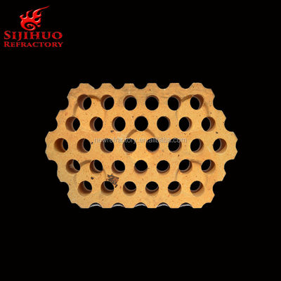 tijolo de fogo para forno de aquecimento 230x114x65 mm Tamanho e teor de SiO2 de 43-58%