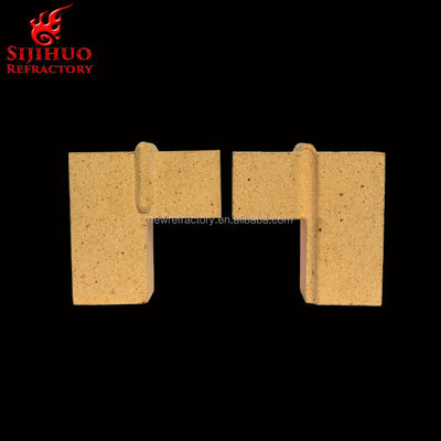 tijolo de fogo para forno de aquecimento 230x114x65 mm Tamanho e teor de SiO2 de 43-58%