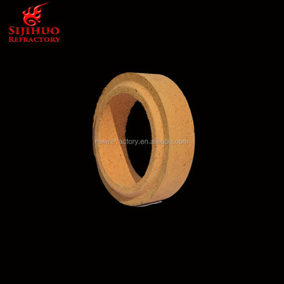 tijolo de fogo para forno de aquecimento 230x114x65 mm Tamanho e teor de SiO2 de 43-58%