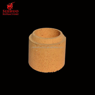 tijolo de fogo para forno de aquecimento 230x114x65 mm Tamanho e teor de SiO2 de 43-58%