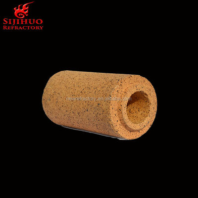 tijolo de fogo para forno de aquecimento 230x114x65 mm Tamanho e teor de SiO2 de 43-58%