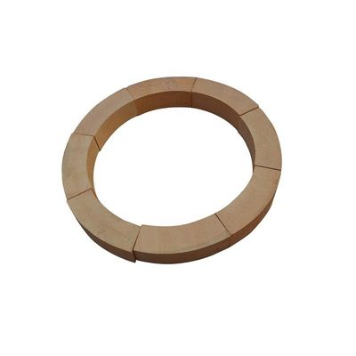 230x114x65 mm tijolo de fogo curvo redondo resistente ao fogo com certificado ISO9001
