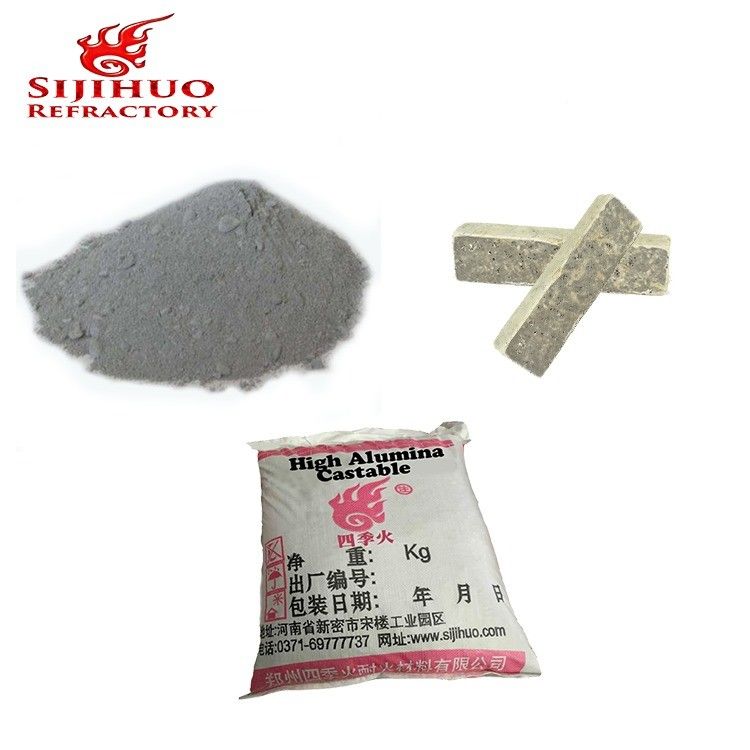 Mistura de cimento ignífugo refratário de alta alumina fundição CA-625 para produção de linhas